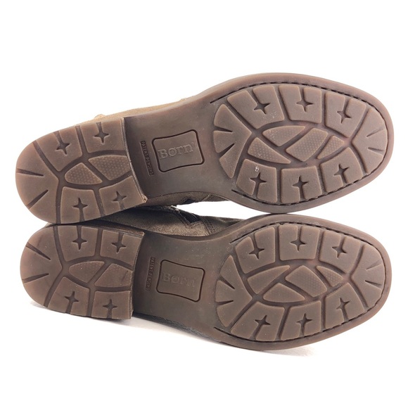 Born Jorgette Taupe Leather Ankle Boots 7.5M - Picture 7 of 15